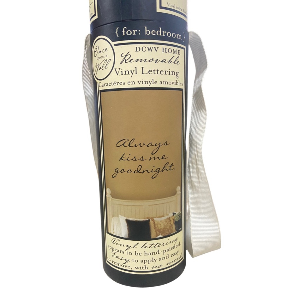 DCWV Home Removable Vinyl Lettering ‘Always Kiss Me Goodnight’